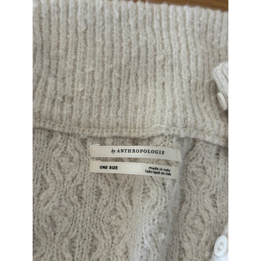 Anthropologie patchwork poncho sweater - Picture 9 of 11
